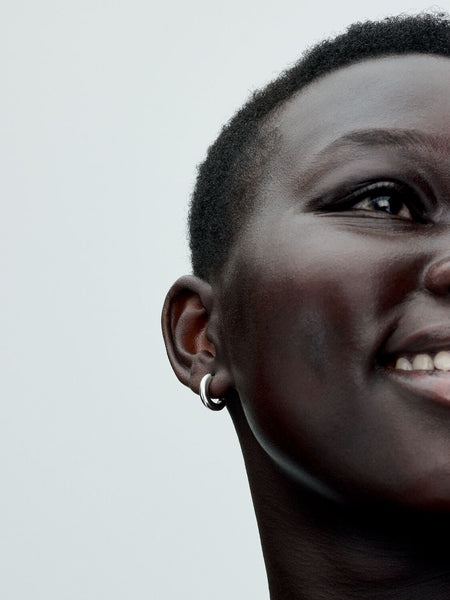 Pandora Round Hoop Earrings