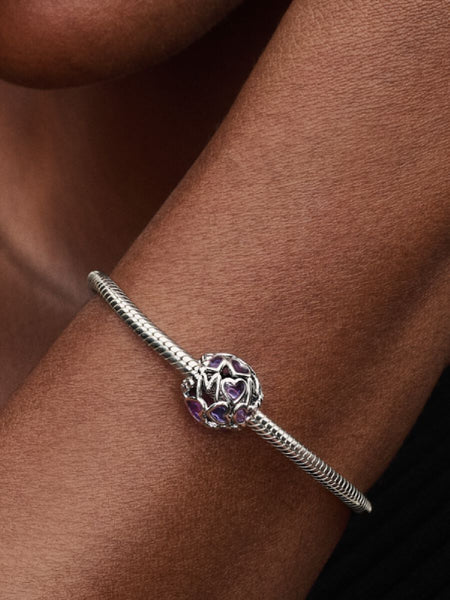 Pandora Openwork Hearts Mom Charm
