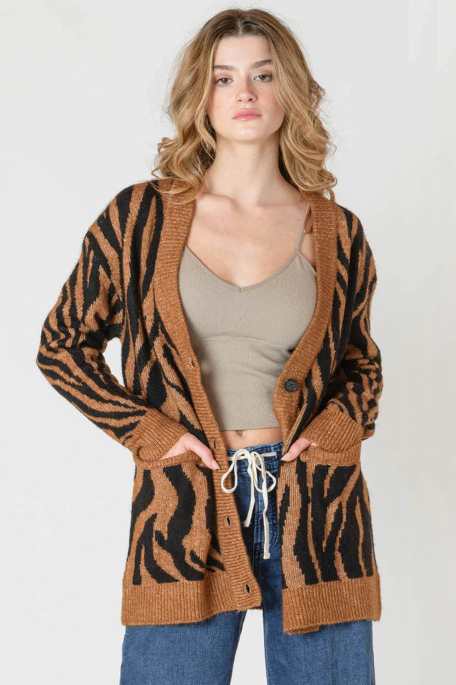 Tiger Stripe Cardigan