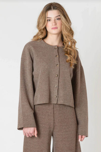 Ribbed Knit Cardigan