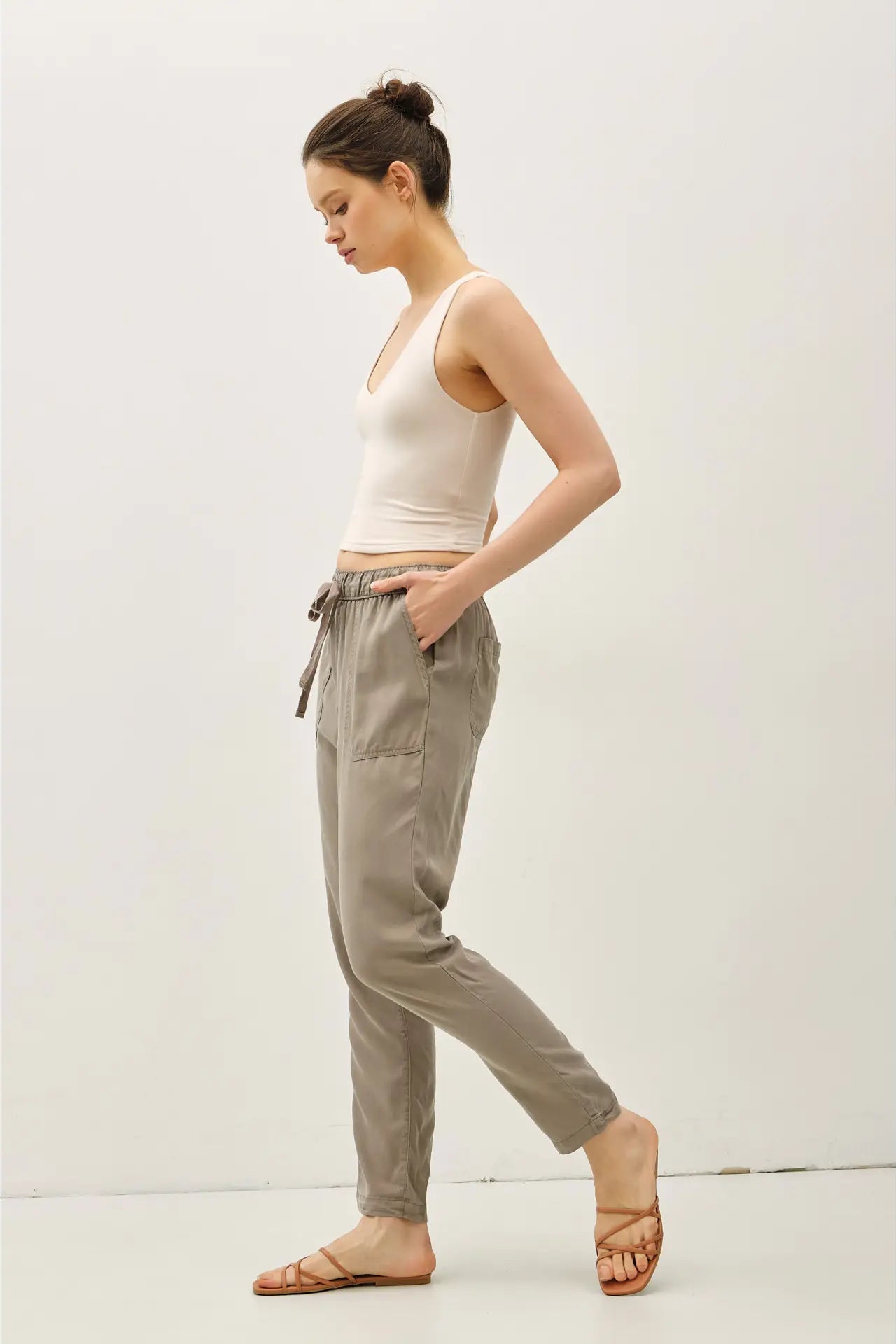 The Lara Tencel Ankle Pants