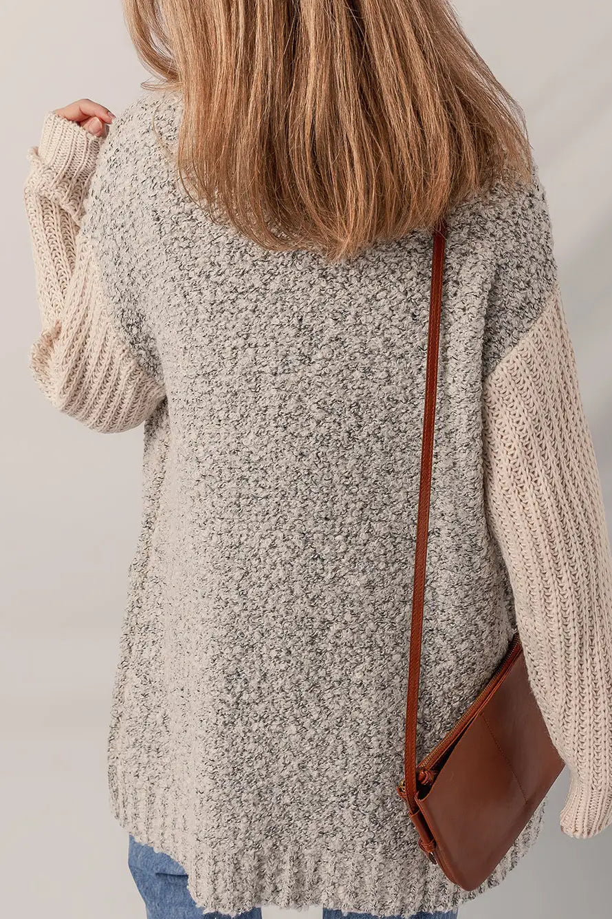 Color Block Cardigan