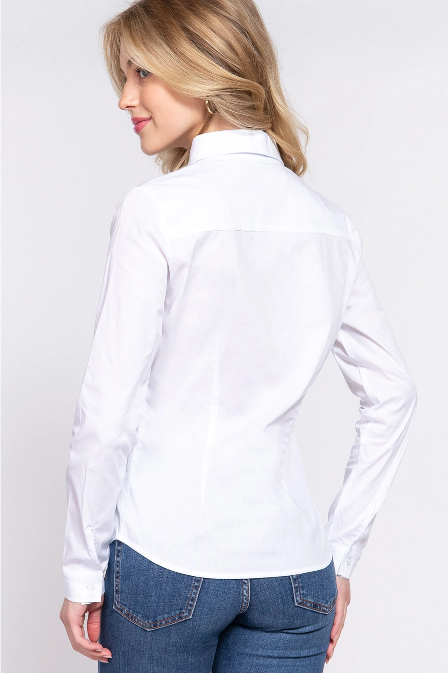Stretch Poplin Shirt