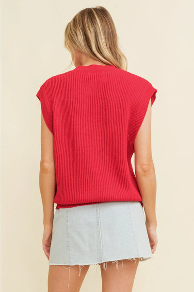 Gameday Sleeveless Sweater