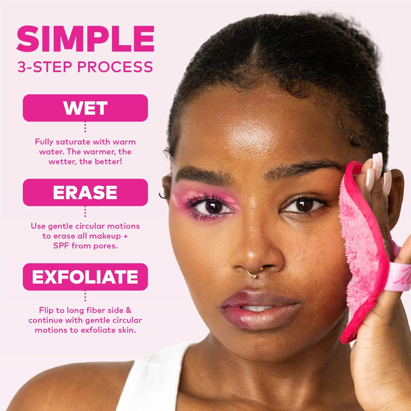 Original Pink Makeup Eraser Pro