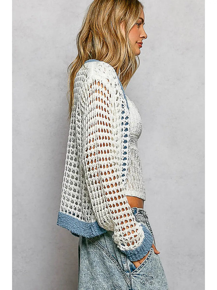 Crochet Knit Cardi