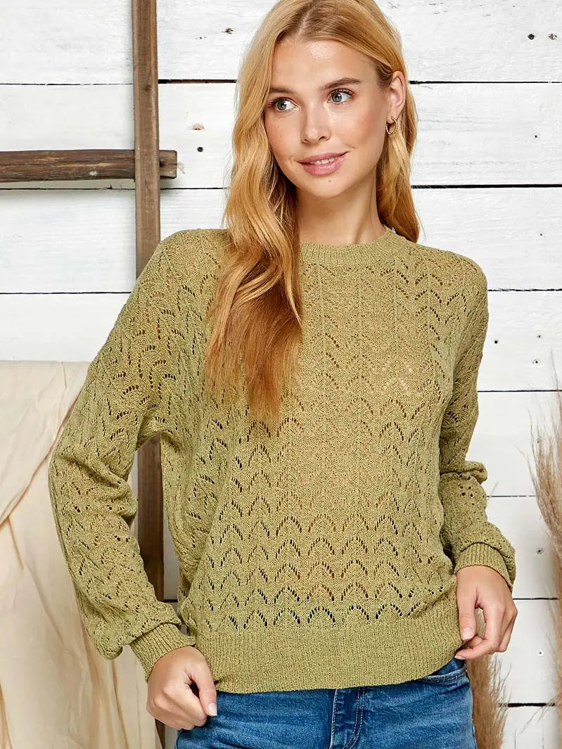 Marceline Pointelle Knit