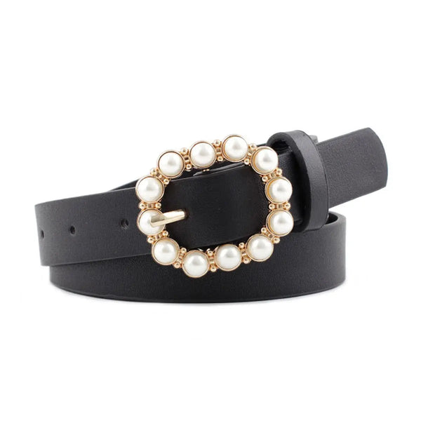 Pearl Buckle Belt