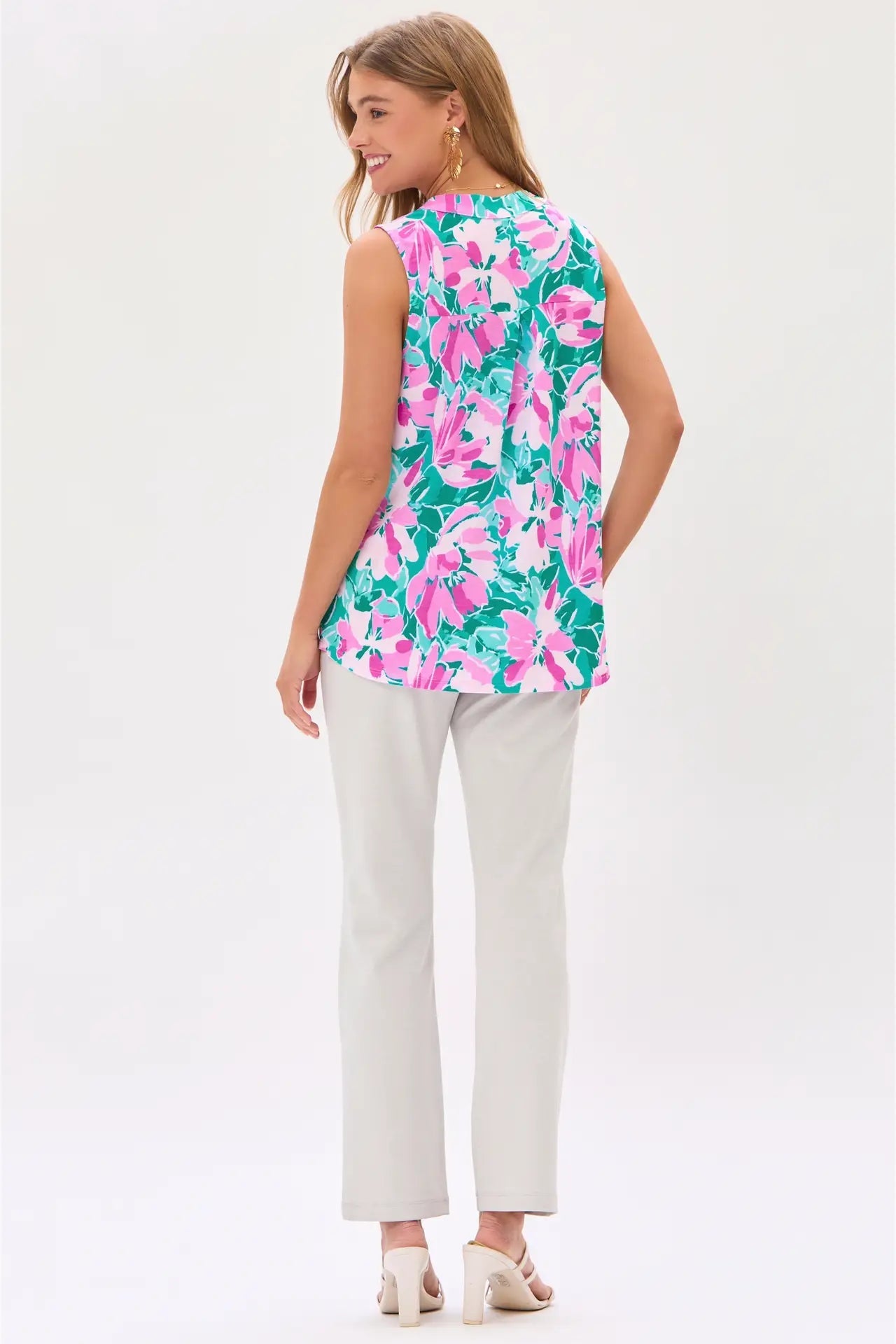 Isla Petal Print Top