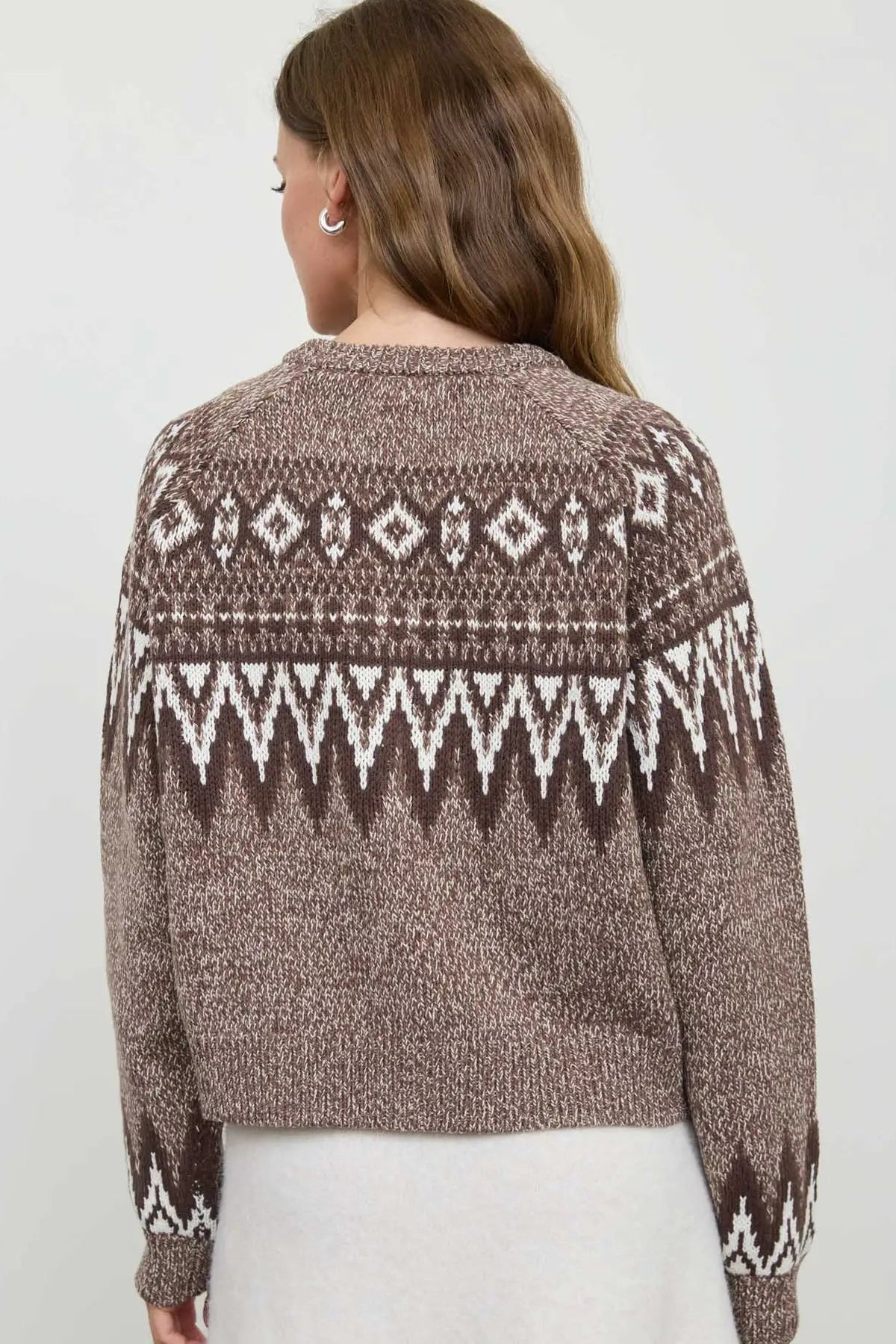 woman in cardi