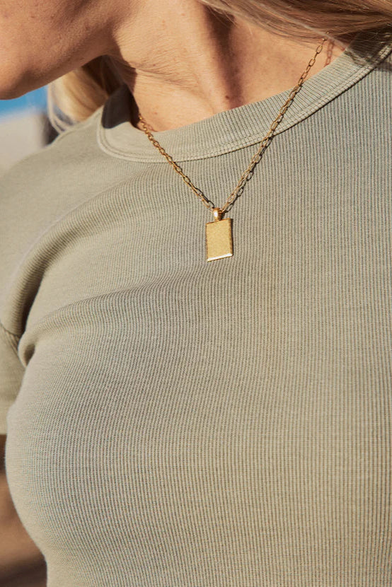 Lexi Rib Sun-In Crew Tee