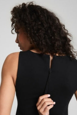 Ponte Square Neck Mini Dress