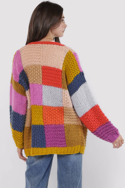 Electric Feels Handknit Cardigan