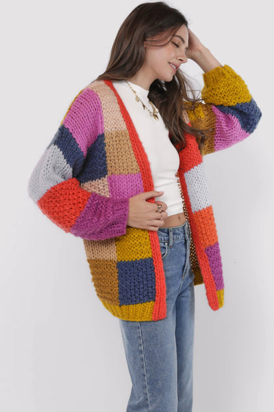 Electric Feels Handknit Cardigan