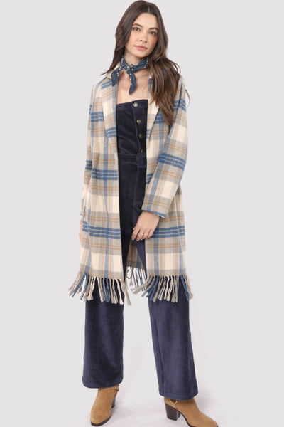 Not So Prim Plaid Coat