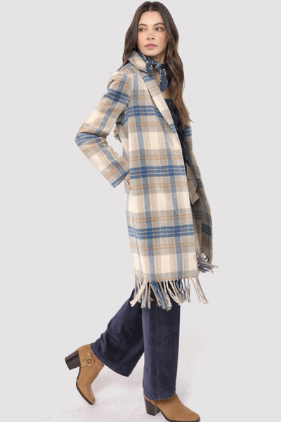 Not So Prim Plaid Coat