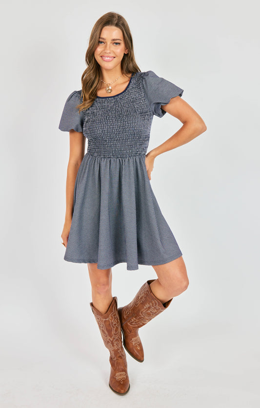 Frankie Smocked Mini Dress