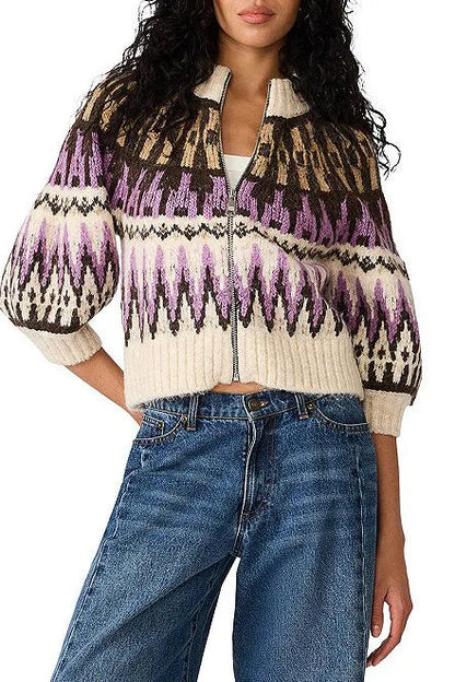 woman in sweater and jeans