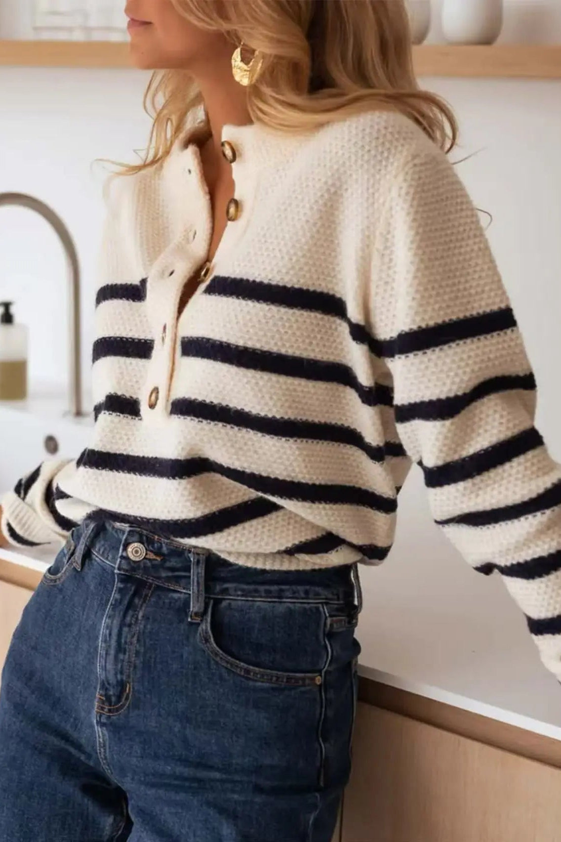 Striped Pullover Sweater