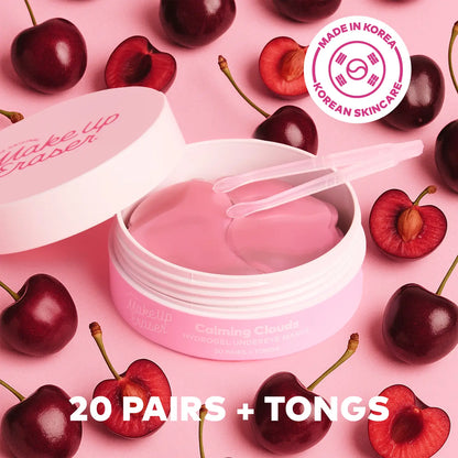 Hydrogel Undereye Masks - Seaweed-Based with Calming Cherry