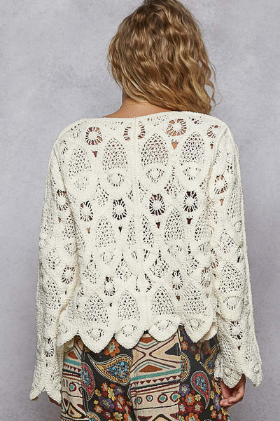 Knit Crochet Cardigan