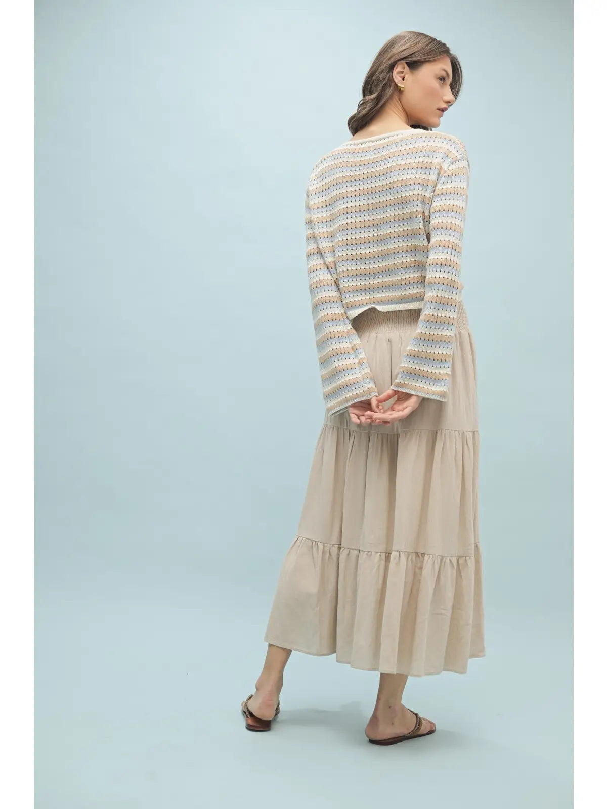 Crochet Button-Up Sweater