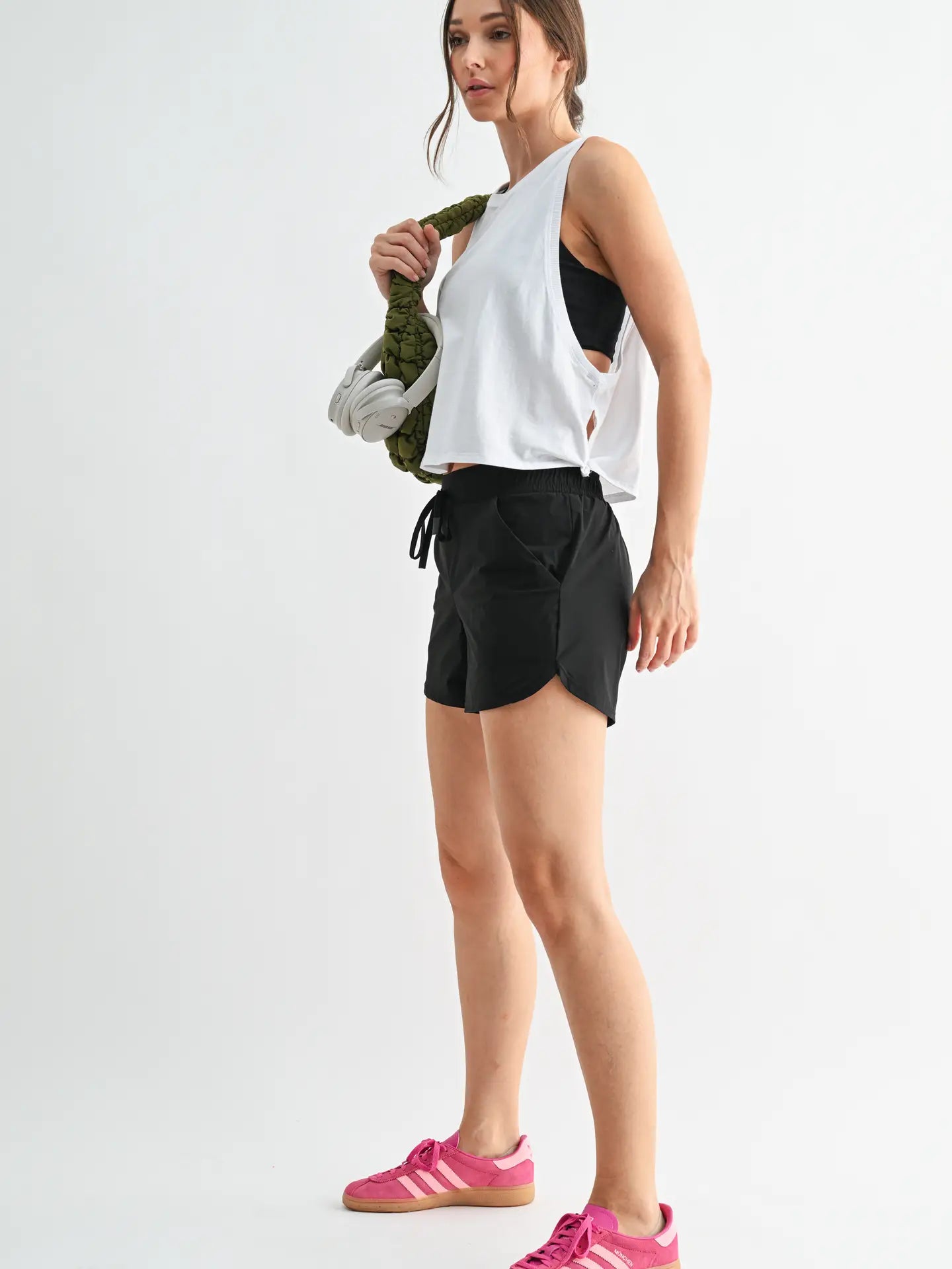 Pima Cotton Relaxed Side-Knot Tank