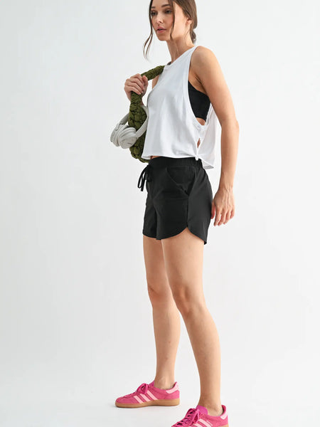 Pima Cotton Relaxed Side-Knot Tank