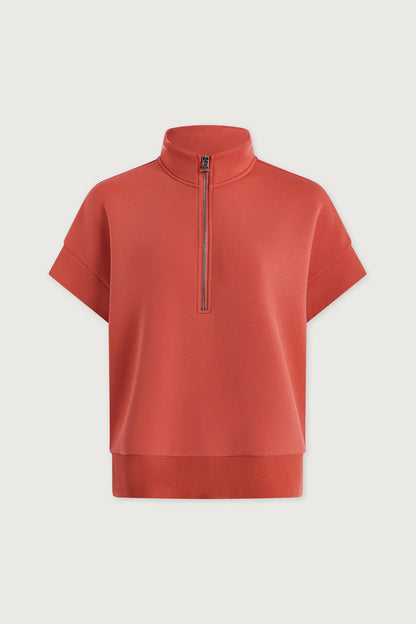 red top on white background