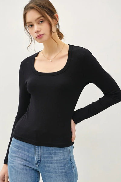 Basic Scoop Neck Top