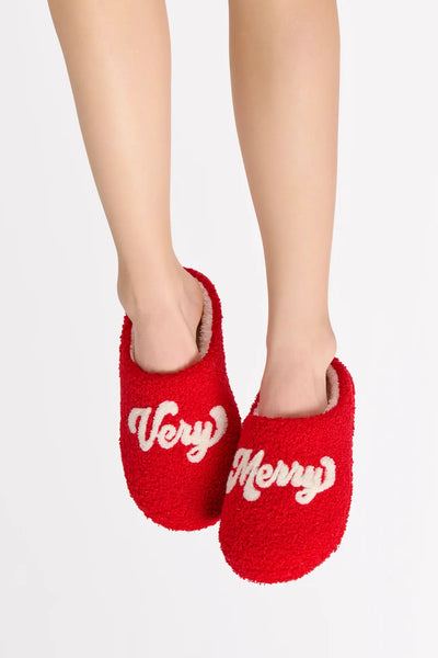 "Verry Merry" Slippers