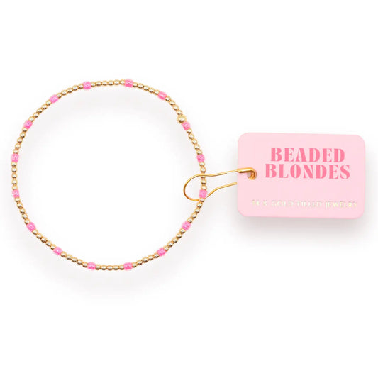 Hot Pink Dainty Poppi Bracelet