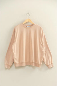 Oversized Mineral Washed Sweatshirt