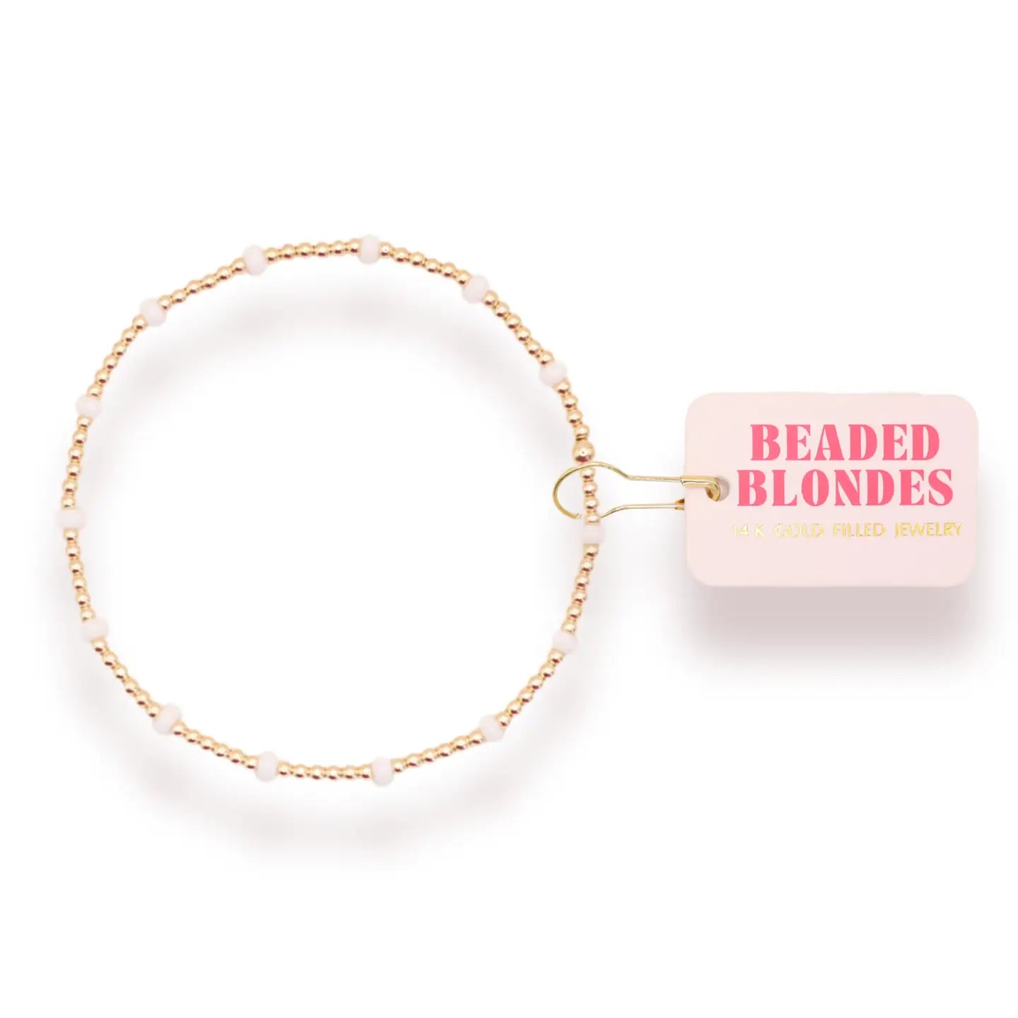 White Dainty Poppi Bracelet