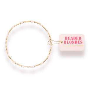 White Dainty Poppi Bracelet