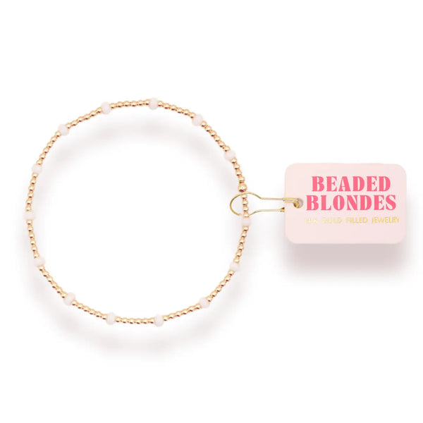 White Dainty Poppi Bracelet