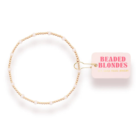 White Dainty Poppi Bracelet