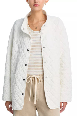 Puff Jacquard Barn Coat