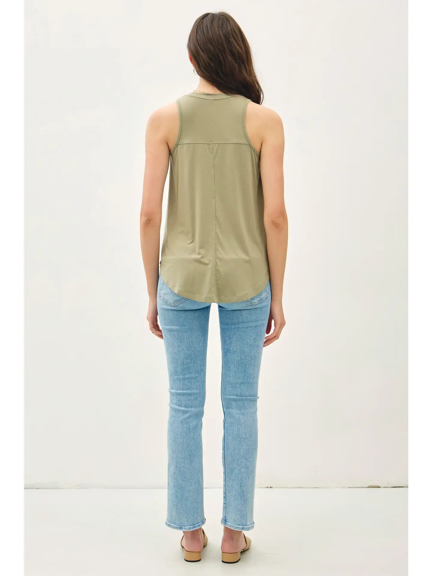 Soft Core- V-neck Tank
