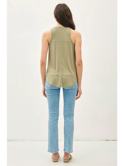 Soft Core- V-neck Tank