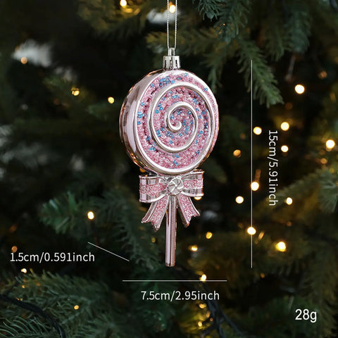 Pink Lolly Pop Ornament