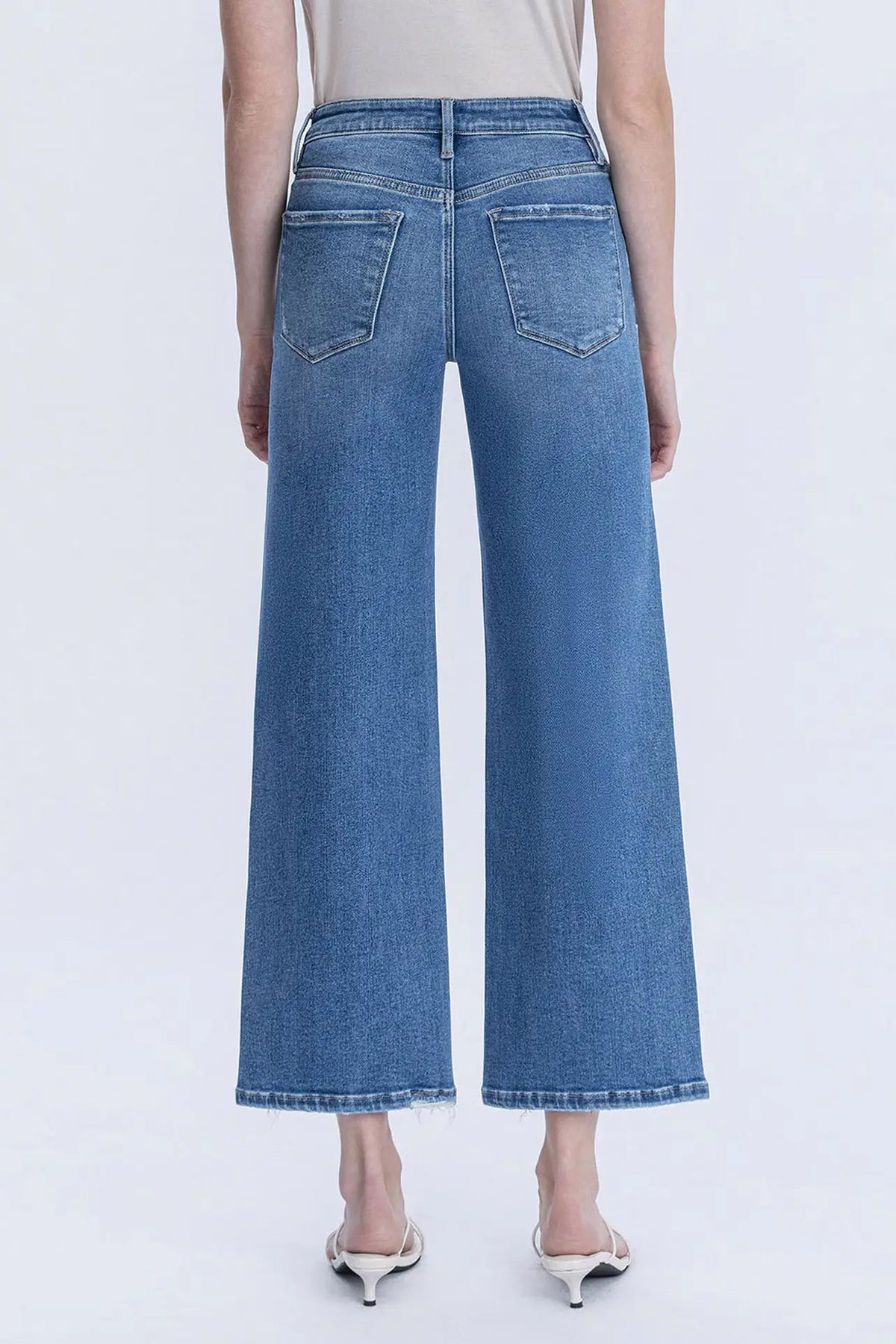back view of jeans 