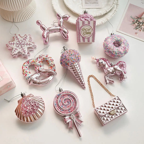Pink Donut Ornament