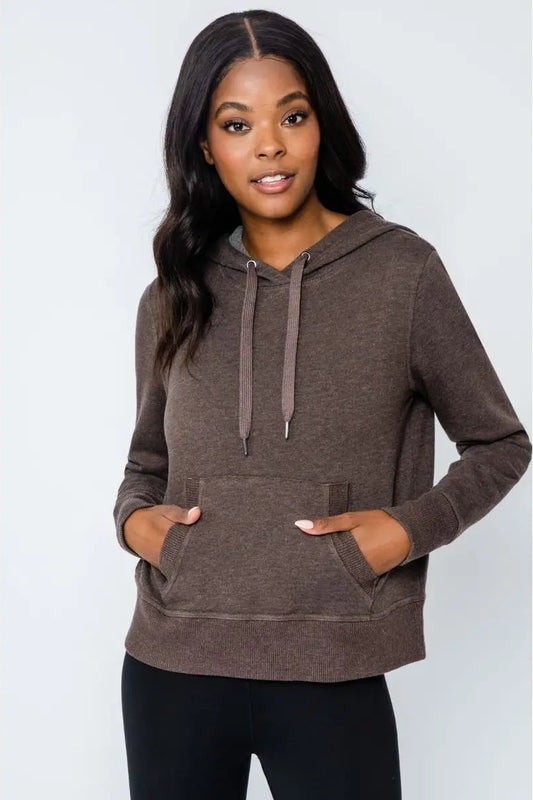 Lux Fleece Stone Wash Hoodie Sweatshirt