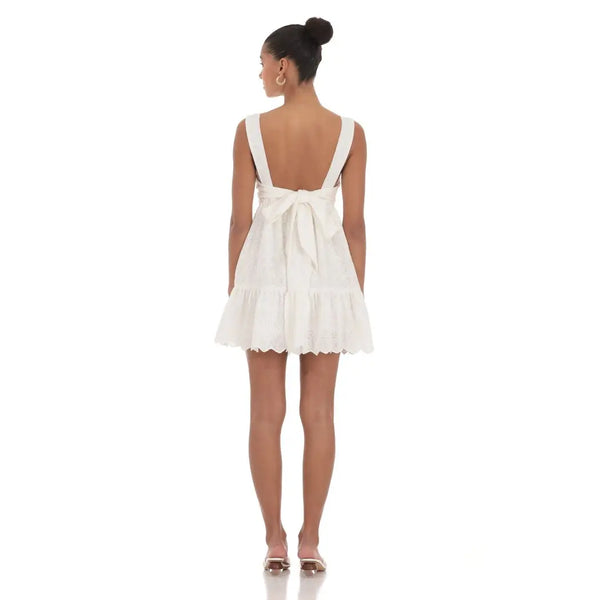 Floral Eyelet Dress