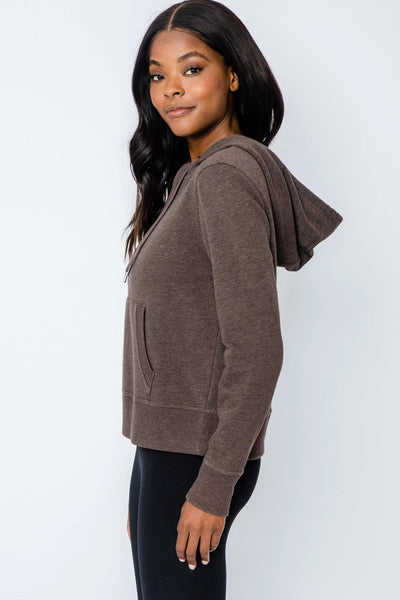 Lux Fleece Stone Wash Hoodie Sweatshirt