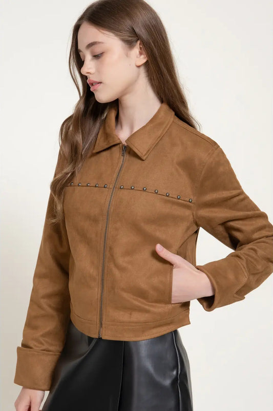 woman in jacket