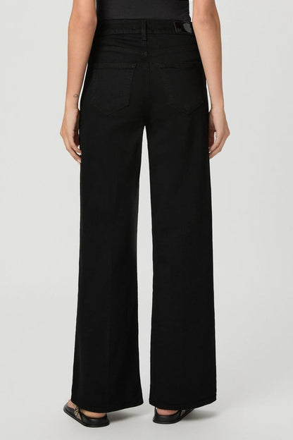 close up of black jeans