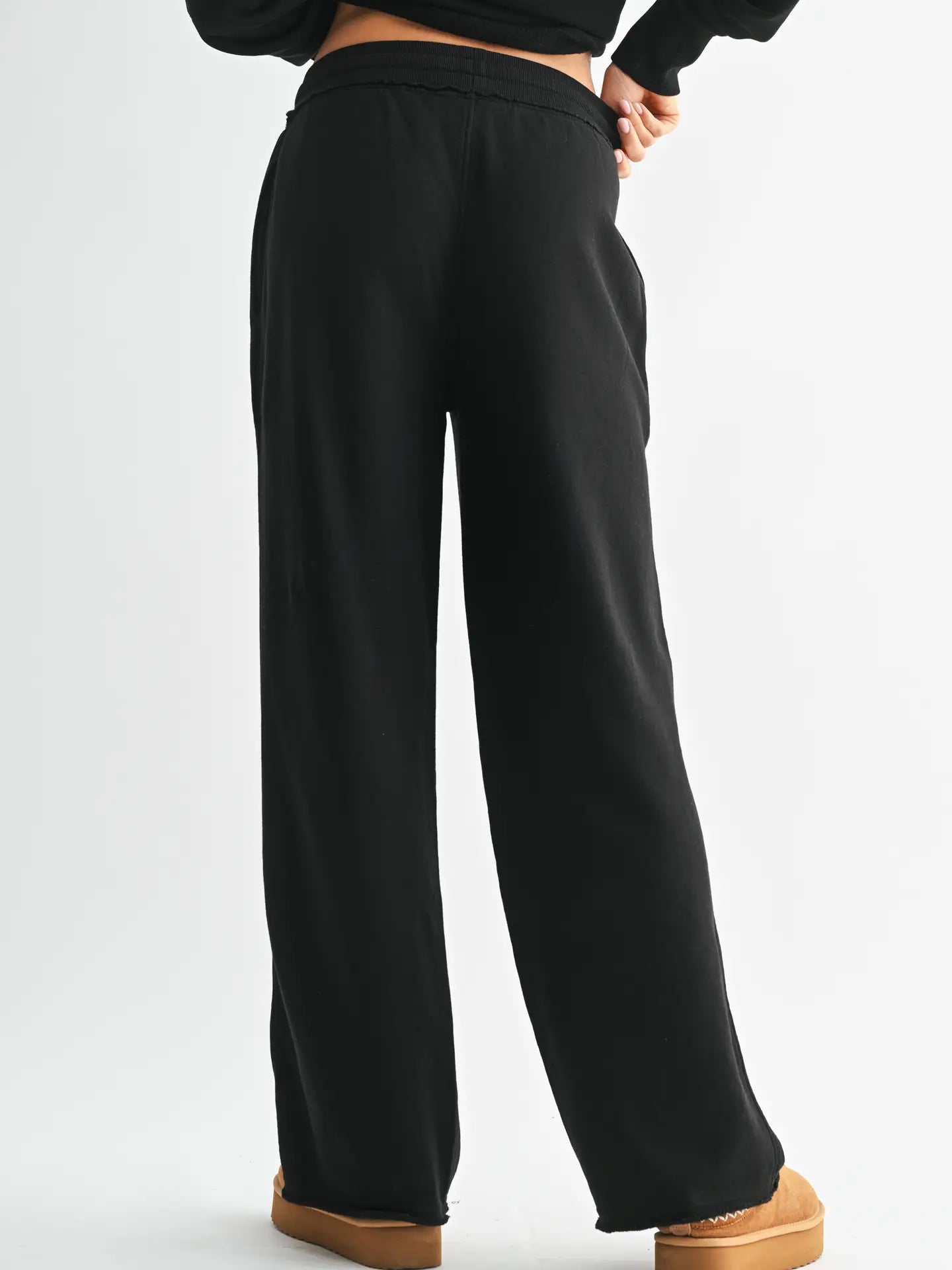 Wide Leg Cotton Core Pants