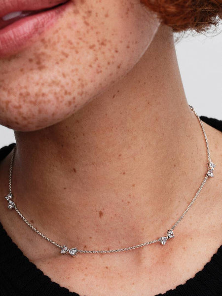 Pandora Bow Station Chain Necklace